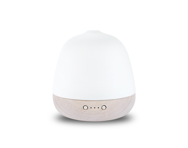 Mia-M1RT Wooden Base Mini Electric Ultrasonic Diffuser With Light
