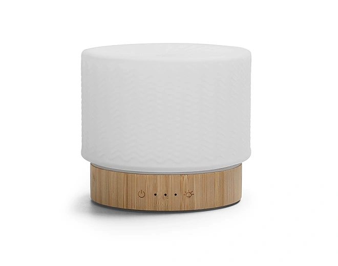 Toba-Natural bamboo base with line pattern porcelain cover